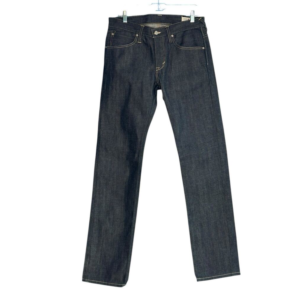 Edwin black straight legs jeans size 30